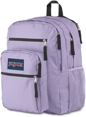 JanSport Laptop Backpack - Computer Bag with 2 Compartments, Ergonomic Shoulder Straps, 15” Laptop Sleeve, Haul Handle - Book Rucksack - Pastel Lilac - Image 2