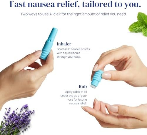 Herbal Inhaler - Natural Relief for Nausea - Non-Medicated Non-Drowsy Drug-Free - Essential for Travel - Motion Sickness - Morning Sickness - Use Anytime - 2 Inhalers - Image 8