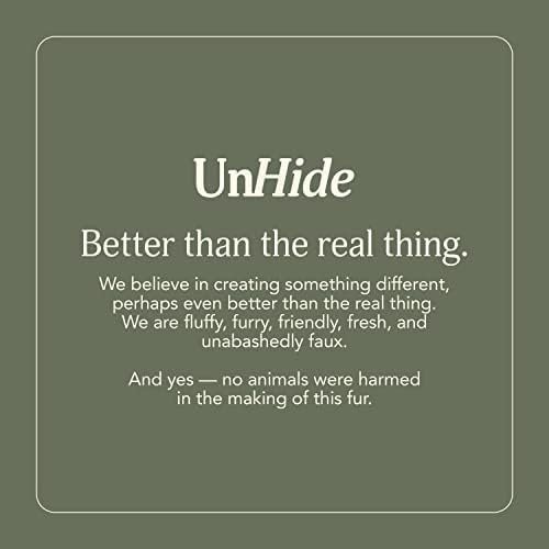 UnHide Lil’ Marsh - Faux Fur Blanket - Durable, Lightweight, Extra Soft Blanket - Machine Washable - Add a Layer of Softness to Any Bed, Couch, or Reading Chair - Beige Bear, Small (50” x 60”) - Image 7