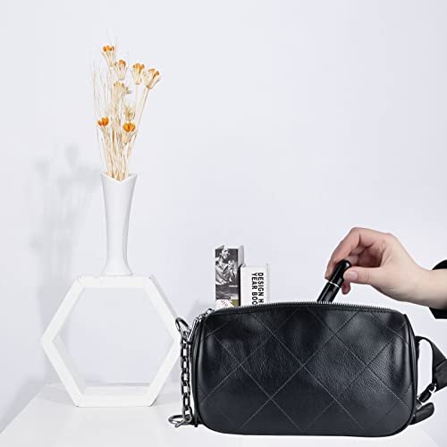 2Pcs Refillable Perfume Atomizer Bottles,Portable Mini Separate Perfume Bottle,Travel and Outings Spray Boxes Dispensers 5ml/0.2oz (Black) - Image 6