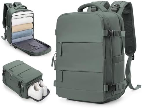 Travel Backpack for Men Carry on Backpack for Airplanes Traveling Backpack for Women Personal Item Backpack for Traveling on Airplane Airback Backpack for Travel Bag Mochila de Viaje Olive Green