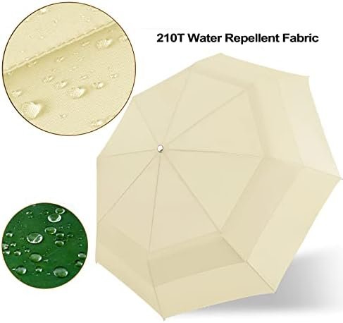 Lejorain Compact Travel Golf Umbrella - Extra Large Folding Automatic Umbrella for Mens 54 inch Sturdy Collapsible Rain Umbrellas - Image 4