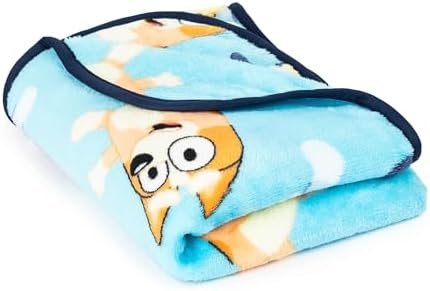 Jay Franco Bluey and Bingo 40 x 50 Inch Plush Travel Throw - Kids Super Soft Bedding - Image 5