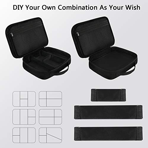 MATEIN Electronics Organizer Travel Case, Water Resistant Cable Organizer Bag for Travel Essentials, Tech Gifts for Men, Storage Bag as Accessories for Phone, Cord, iPad, Black - Image 7