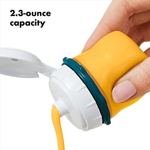 OXO Good Grips Prep & Go Leakproof Silicone Squeeze Bottle, White - Image 5
