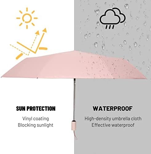 SY COMPACT Umbrella Automatic Travel Waterproof Light Folding Umbrellas Easy Carry for Women and Men - Image 6