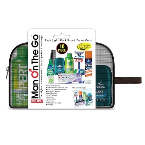 Convenience Kits “Man On The Go” Premium 10-Piece Travel Kit - Image 2