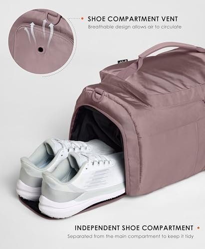 Gym Bag for Women and Men, 30L Workout Travel Backpack with Shoe Compartment, Sports Duffel Bag with Multiple Pockets - Image 4
