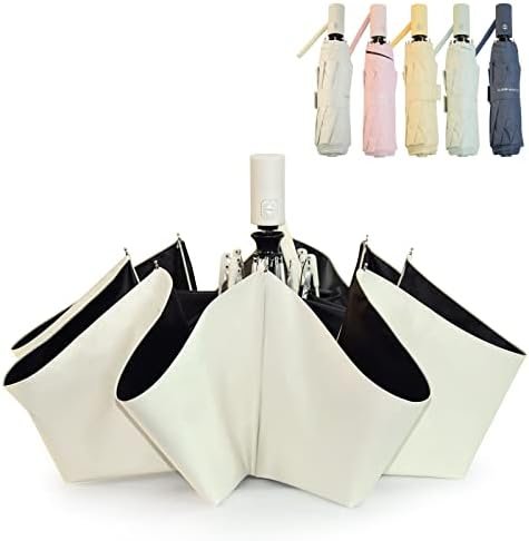 SY COMPACT Umbrella Automatic Travel Waterproof Light Folding Umbrellas Easy Carry for Women and Men - Image 2