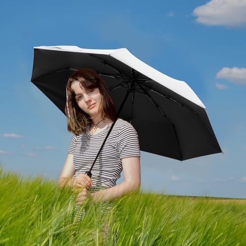 G4Free UPF 50+ UV Protection Large Travel Umbrella 42/46 Inch Auto Open Close Windproof Sun Blocking Umbrella - Image 7
