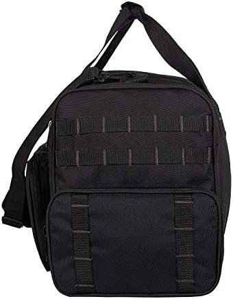 All_Fine 22 Inch Gun Range Tactical Duffel Bag with US Flag Patch Lockable - Image 5