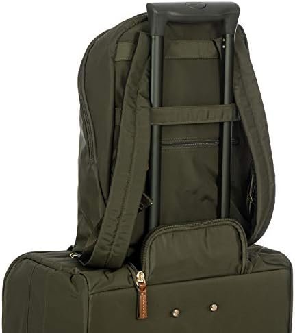 Bric's X-Travel City Backpack - 13 Inch - Travel Backpack for Women and Men - Designer Bag with Large Pockets - Olive - Image 3