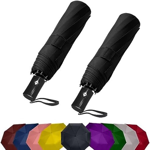 SIEPASA Windproof Travel Compact Umbrella-Automatic Umbrellas for Rain-Compact Folding Umbrella, Travel Umbrella Compact, Small Portable Windproof Umbrellas for Men Women Teenage.
