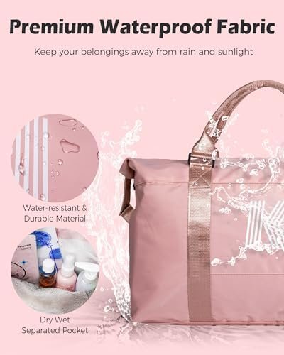 Birthday Gifts for Girl,Initial Travel Duffel Bag, Sports Gym Bag, Personalized Weekender Bag,Overnight Bag for Women, Gifts for Women Mom Gifts Teacher Gifts (Letter C) - Image 4