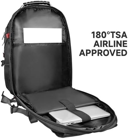 Extra Large Backpack, Big Capacity Backpack, Travel Laptop Backpack 50L for Women Men, College TSA Business Work Nursing Computer Bag 17 Inch, Black - Image 5