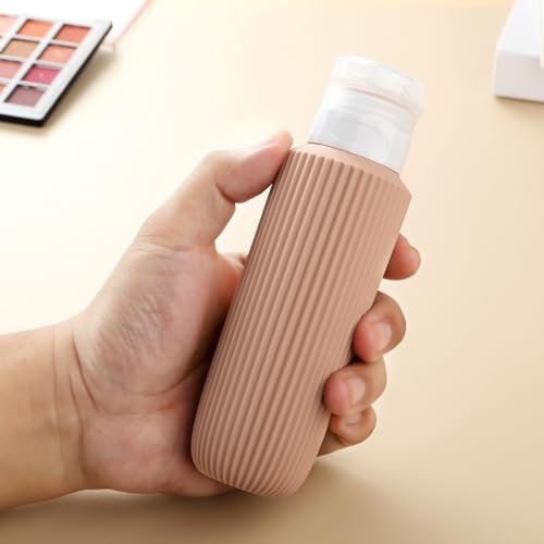 Travel Bottles for Toiletries, Large 6oz Travel Size Containers, BPA Free Leak Proof Tubs Refillable Liquid Accessories with Toiletry Bag for Cometic Shampoo and Lotion Soap (4 Pack) - Image 5
