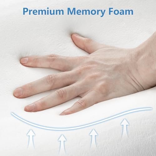 AM AEROMAX Travel Contour Memory Foam Pillow, Cervical Pillow for Neck Pain Relief, Neck Orthopedic Sleeping Pillows for Side, Back and Stomach Sleepers. - Image 4