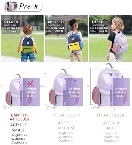 Preschool Toddler Backpack For Boys Girls, School Mini & Travel, Small Kids Child Backpacks, Kindergarten Elementary bag, 11" H, 2-4, - Image 2
