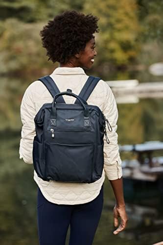 Baggallini Soho Backpack - Travel Laptop Backpack for Women - Lightweight Water-Resistant Luggage Bag, French Navy - Image 2