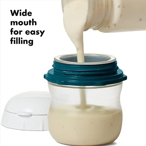 OXO Good Grips Prep & Go Leakproof Silicone Squeeze Bottle, White - Image 4