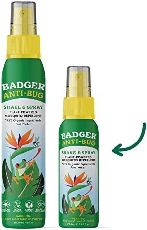 Badger Bug Spray, Travel Size Bug Spray, Organic Deet Free Mosquito Repellent Spray for Body with Citronella and Lemongrass, 2.7 fl oz - Image 3