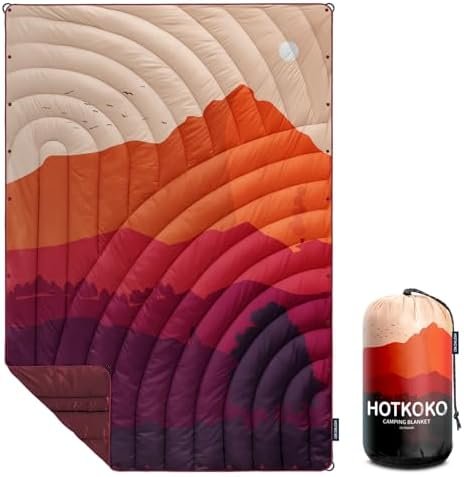 Camping Blanket,Lightweight Puffy Camping Blanket Packable Down Camping Blanket for Outdoor,Traveling, Stadium, Hiking, Picnics