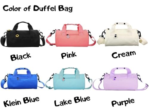 Personalized Dance Ballet Bag Girls Boy, Toddler Kid Cute Travel Duffel Bag, Sport Duffle Bag, Gym Bag, Cheerleader Bag, Weekender Overnight Bag Gift, Chenille Letter Name - Image 8