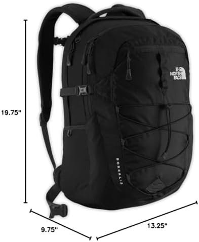 The North Face Borealis Laptop Backpack - Bookbag for Work, School, or Travel, TNF Black, One Size - Image 7