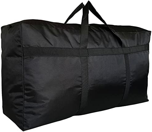 Extra Large Storage Duffle Bag with Zippers and Handles, Big Foldable Duffle Bag for Travel