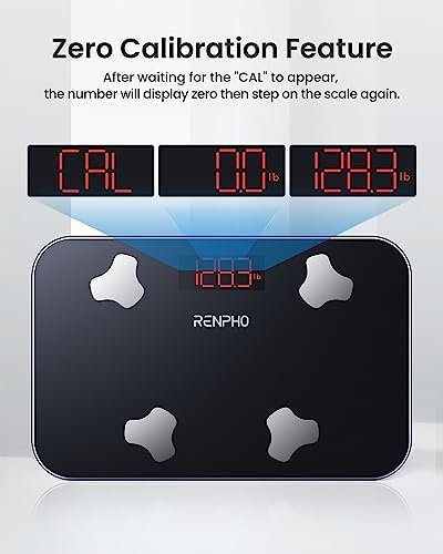 RENPHO Travel Scale for Body Weight, Mini Bathroom Scale for Body Fat, Portable Elis Go Weight Scale for Traveling with Storage Case, 13 Body Composition Analyzer with App, 400 lbs, 11.02" x 7.09" - Image 6