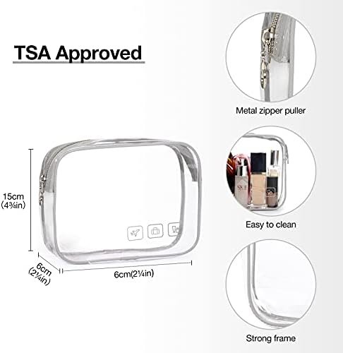 BAGSMART Toiletry Bag Hanging Travel Makeup Organizer with TSA Approved Transparent Cosmetic Bag Makeup Bag for Full Sized Toiletries, Medium-Grey - Image 6