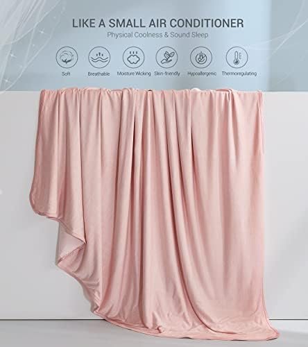 Marchpower Cooling Blanket for Hot Sleepers Kids, Arc-Chill Cool Throw Blanket with Double-Sided Design, Japanese Cooling Fiber Absorbs Body Heat, Lightweight Soft Blanket for Baby Sleeping Travel - Image 6