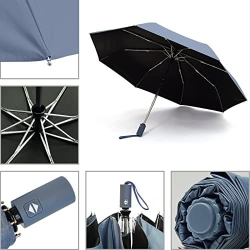 SY COMPACT Umbrella Automatic Travel Waterproof Light Folding Umbrellas Easy Carry for Women and Men - Image 4