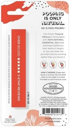 Poo-Pourri Before-You-Go Toilet Spray, Tropical Hibiscus, Travel Size 10 mL - Hibiscus, Apricot and Citrus - Image 6