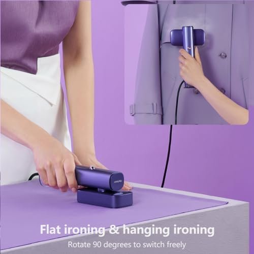 G5 Steam 2-in-1 Professional Handheld Steamer for Clothes and Iron for Clothes, Just 1lbs Lightly, 10 Minutes of Continuous Steam, 1200W Light Steam Iron for travel and home - Image 5
