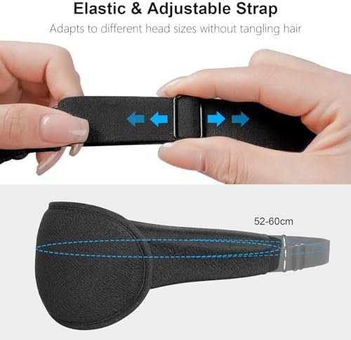 Gritin 100% Blackout Sleep Eye Mask for Women Men, Zero Eye Pressure Sleeping Mask - Ergonomic Design 3D Cutout Eye Movement and Eyelash Friendly Night Blindfold, Ultra Soft & Comfortable for Sleeping - Image 7