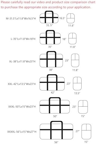 Extra Large Storage Duffle Bag with Zippers and Handles, Big Foldable Duffle Bag for Travel - Image 6