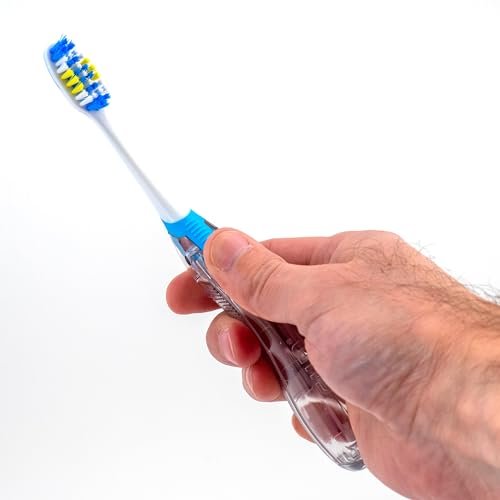 GUM Folding Travel Toothbrush, Compact Head + Tongue Cleaner, Soft Bristled Travel Toothbrushes for Adults, 2ct - Image 6