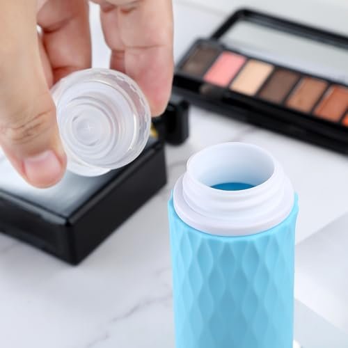 Gemice Travel Size Bottles for Toiletries,Tsa Approved 3oz Portable Travel Bottles, BPA Free Leak Proof Squeezable Travel Size Containers, Travel Accessories for Shampoo Conditioner Lotion (4 Pack) - Image 3