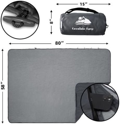 Outdoor Waterproof Blanket, Foldable Fleece Stadium Blanket for Outdoor Sports Event,Camping,Concerts, Car,Pet,Picnics -Windproof, Wearable,Machine Washable 80"x58" - Image 3