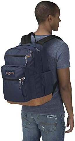 JanSport Cool Backpack, with 15-inch Laptop Sleeve - Large Computer Bag Rucksack with 2 Compartments, Ergonomic Straps, Navy - Image 6