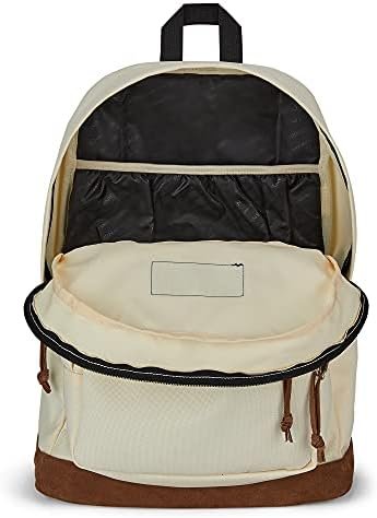 JanSport Right Pack Backpack - Durable Daypack with Padded 15" Laptop Sleeve, Spacious Main Compartment & Integrated Water Bottle Pocket - Coconut - Image 6