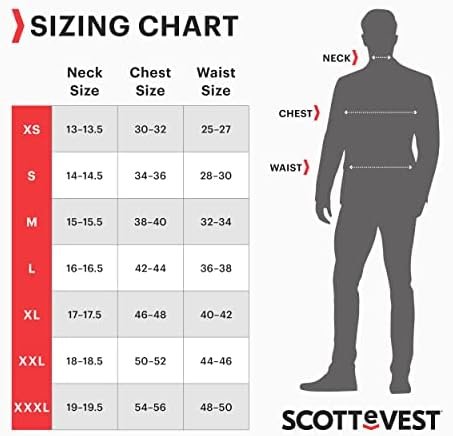 SCOTTeVEST Featherweight Vest for Men - 16 Hidden Pockets - Lightweight Water Repellent for Travel & More - Image 4