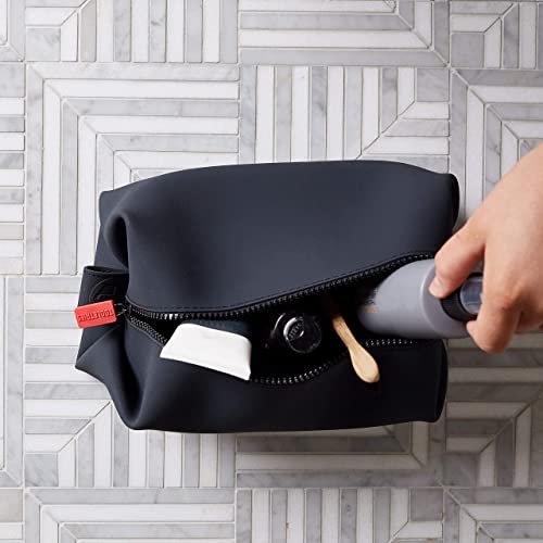 Tooletries - The Koby Dopp Kit - Silicone Toiletry Bag for Men, Travel Dopp Kit for Men - Heavy-Duty Zipper, Leak Resistance, Easy to Clean - 10" x 6" x 6" - Charcoal - Image 7