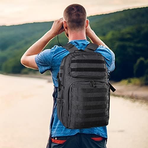 MATEIN 17 inch Laptop Backpack, Large Military Tactical Backpack for Men TSA Approved, Water Resistant Gym Backpacks Computer Bag, Carry on Travel Rucksack for Work Army Camping Hiking - Image 8