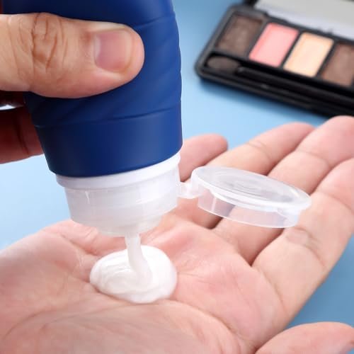 Gemice Travel Bottles for Toiletries, Tsa Approved 3oz Portable Travel Bottles, BPA Free Leak Proof Squeezable Travel Size Containers, Travel Accessories for Shampoo Conditioner Lotion (4 Pack) - Image 4