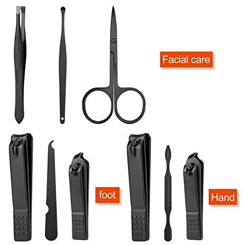 Manicure Set Personal Care Nail Clipper Kit Manicure Professional Manicure Pedicure Set Mens Accessories Personal Care Set Nail Grooming Kit Present for Men Husband Boyfriend Parent - Image 5