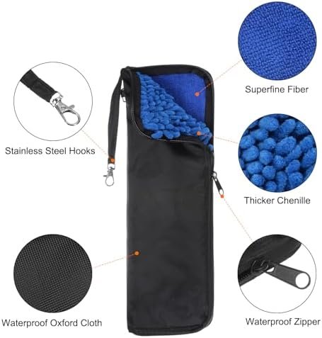 HARFINGTON Umbrellas Bags for Wet Travel Umbrellas Portable Cover Carry Storage Sleeve for Compact Folding Umbrellas Travel Home Outdoor - Image 4