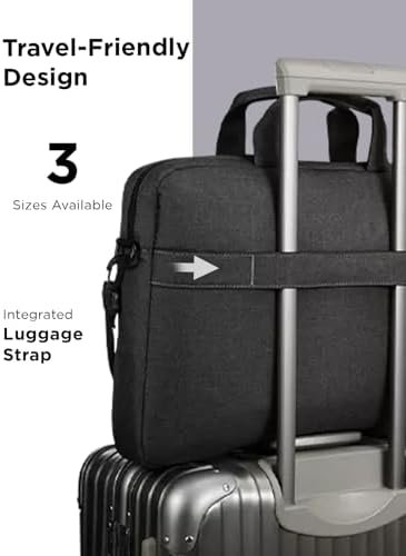 Lenovo Laptop Bag T210, Messenger Shoulder Bag for Laptop or Tablet, Sleek, Durable & Water-Repellent Fabric - Image 6