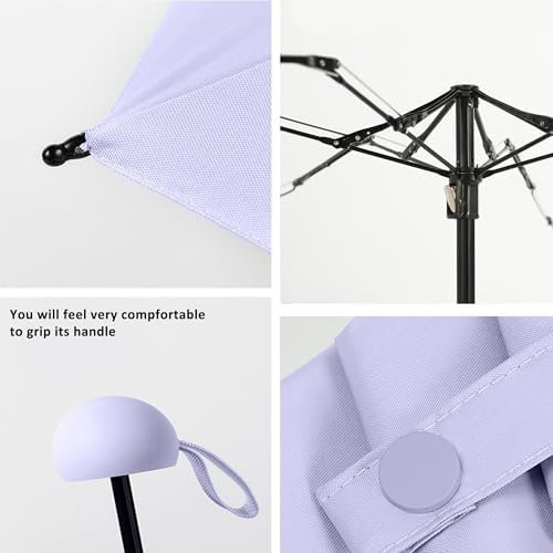 BAODINI Travel Mini Umbrella for Purse With Case-Small Compact UV Umbrella Protection Sun-Lightweight Tiny Pocket Umbrella with Case for Women, Girls - Image 7